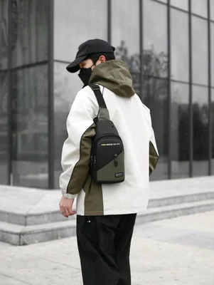 Bolso de pecho de hom