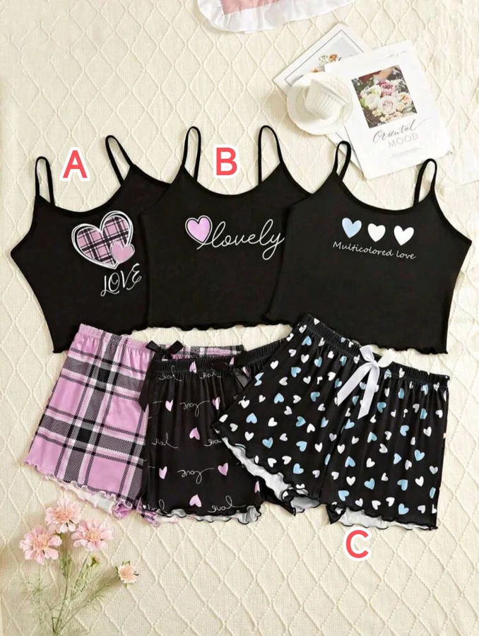 Juego blusa y short 