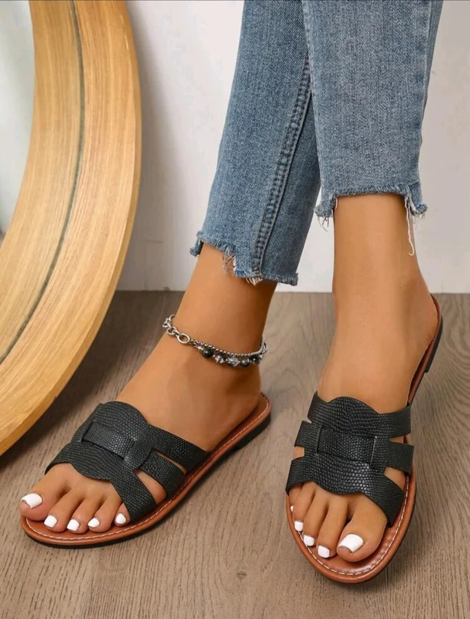 Sandalias negras