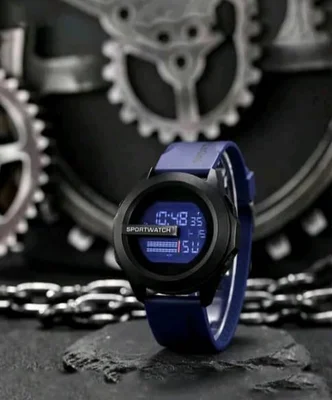 Reloj Digital Azul 